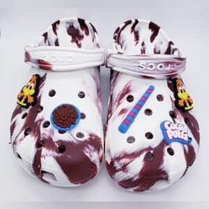 CROCS limited Cocoa Puffs Cereal Crocs Cocoa Puffs Cereal Classic White Swirl …